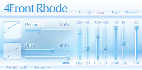 4Front Rhode - free Electric piano plugin