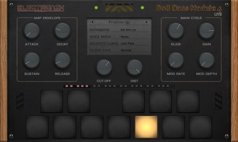 808 Bass Module 4 Lite - free Bass drum rompler plugin