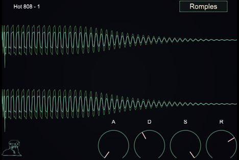 808-ROMpler - free Bass drum rompler plugin