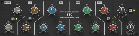 SSQ - free SSL console EQ plugin