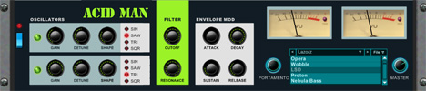 Acid Man - free Acid synth plugin