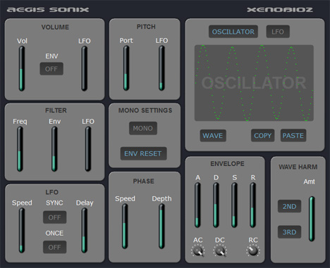 Aegis - free Amiga Sonix synth plugin