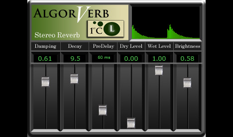 AlgorVerb - free Stereo reverb plugin