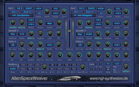 Alien Space Weaver - free Atmospheric soundscapes plugin