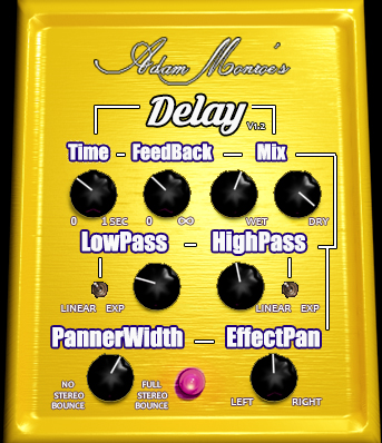 Adam Monroe Delay - free Delay plugin