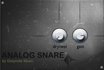 Analog Snare - free Analog snare drum plugin