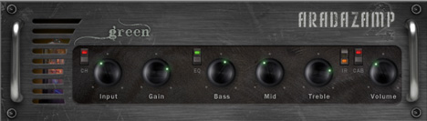 AradazAmp Green - free Amp simulator plugin