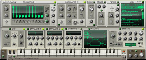 Arido - free Additive / FM synth plugin