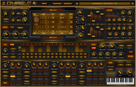 ART Pyrite free - free Atmospheric synthesizer plugin