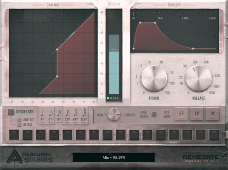 Renegate free - free Full-band gate plugin