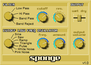 Sponge - free Multimode filter plugin