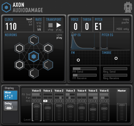 Axon - free FM drum machine plugin