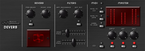 Deverb - free Digital reverb plugin