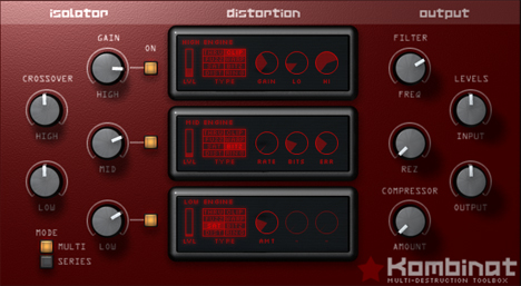 Kombinat - free Multiband distortion plugin