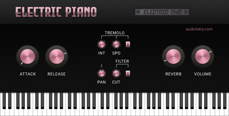 Electric Piano - free Sampled electric pianos plugin