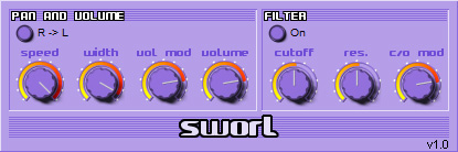 Sworl - free Circular panner plugin