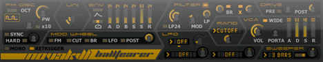 BALLTEARER - free 1 op FM synth plugin