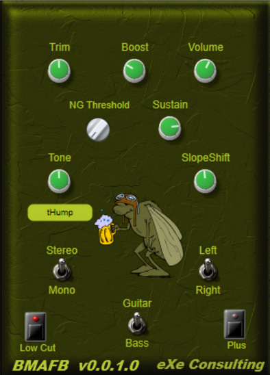 BMAFB - free Distortion / fuzz pedal plugin