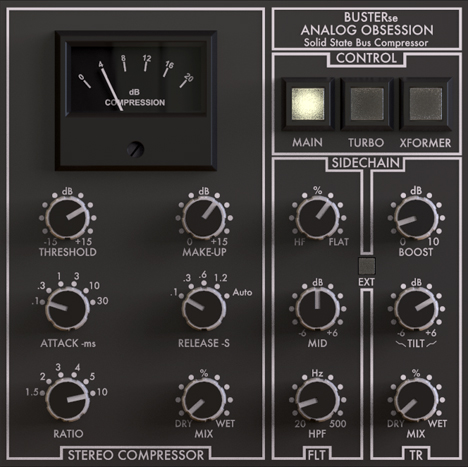 BUSTERse - free Classic console compressor plugin