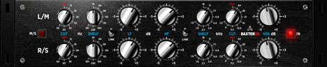 BaxterEQ - free Buss shelving EQ plugin