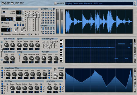 BeatBurner - free Melodic loop processor plugin