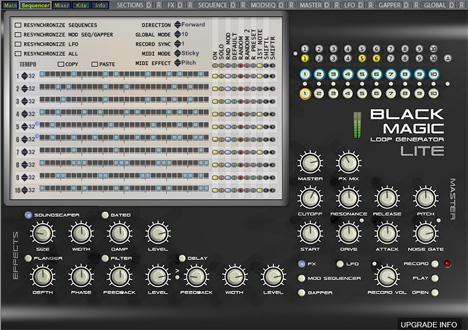 Black Magic Lite - free Loop generator plugin