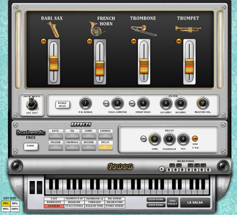 Brassinematic - free Brass machine plugin