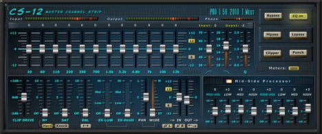 CS-12 - free Mastering strip plugin