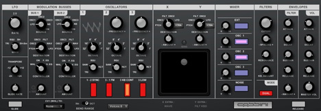 Cassini - free Moog Voyager emulation plugin