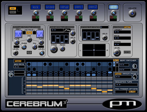 Cerebrum - free Hybrid groovebox plugin