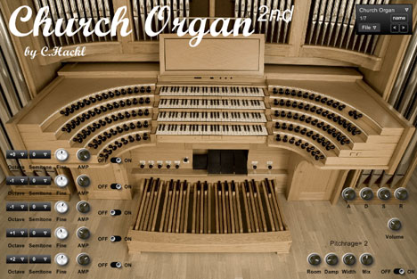 Church Organ 2nd - free Pipe organ plugin