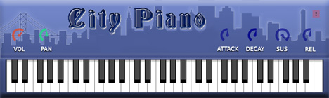 City Piano - free Baldwin Baby Grand Piano plugin