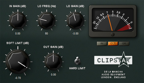 ClipStar - free Soft clipper plugin