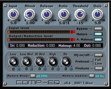 CompEQ - free Compressor / EQ plugin