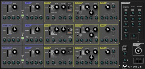 Rolend Cronus - free Roland Gaia emulation plugin