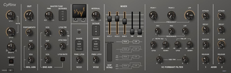 CyRinx - free Synton Syrinx emulation plugin
