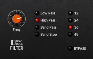 DD Filter - free Multi-mode filter plugin