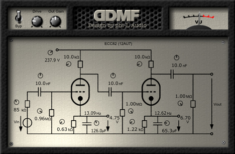 phi-L Tube Preamp - free Tube preamp circuit emulation plugin
