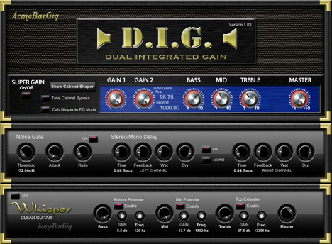 DIG - free Tube guitar amp plugin