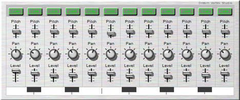 DVS Drum Sampler - free 12 voice drum sampler plugin