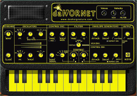 da Hornet - free Analog synth plugin