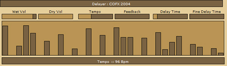 Delayer - free 32 step delay plugin