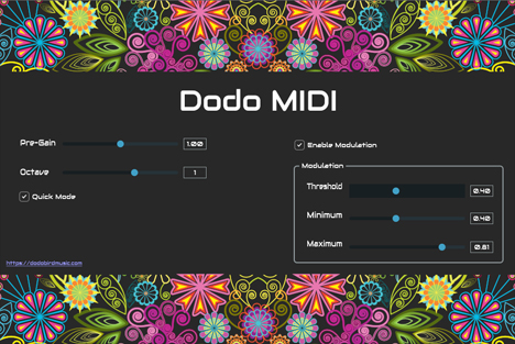 Dodo MIDI - free Audio to MIDI plugin