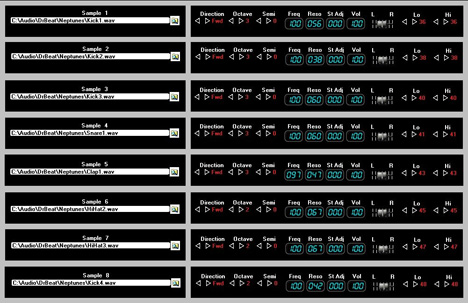 DrBeat - free Drum sampler plugin