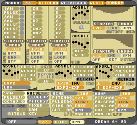 Dream 64 - free SID chip synth plugin