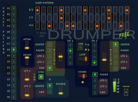 Drumper - free Groovebox plugin