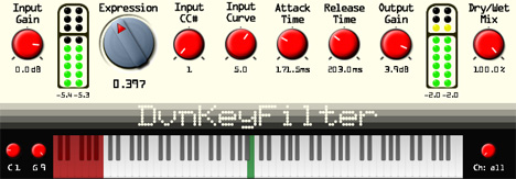 DvnKeyFilter - free Key tracking filter plugin