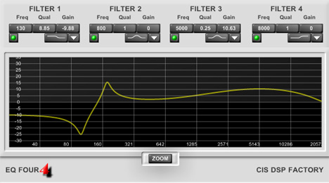 EQ Four - free 4 band EQ plugin