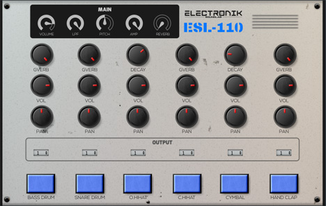 ESL-110 - free Boss DR-110 rompler plugin