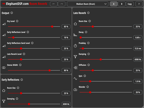 Room Reverb - free Room reverb plugin